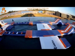 250 personen Reus opblaasbaar waterpark Games TUV Certificaat Wipeout cursus