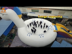 0.9mm PVC-doek opblaasbare eenhoorn voor waterpark strand