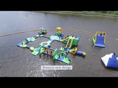 Meer Drijvend Opblaasbaar Waterpark / Opblaasbare Waterspellen Voor Volwassenen En Kinderen