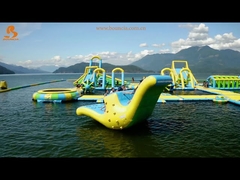 Watersport opblaasbare water totter slide 0,9mm PVC-doekstof