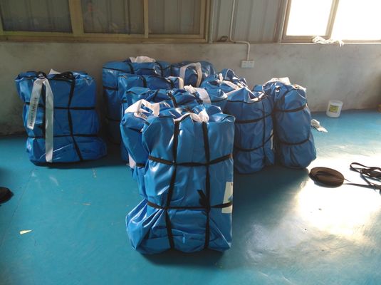 0.9mm PVC Tarpaulin Inflatable Floating Water Playground For Resort