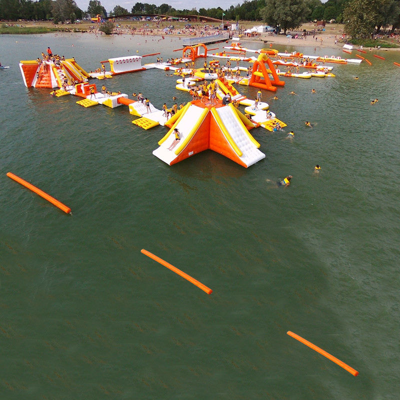 France Inflatable Aqua Park Games With TUV Certification For Lake